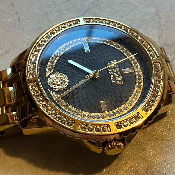 Versus Versace Gold and Black Timepiece Watch Men's - Picture 2 of 6